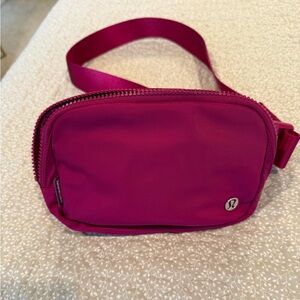 Rare Lululemon Athletica Wild Berry Crossbody Bag